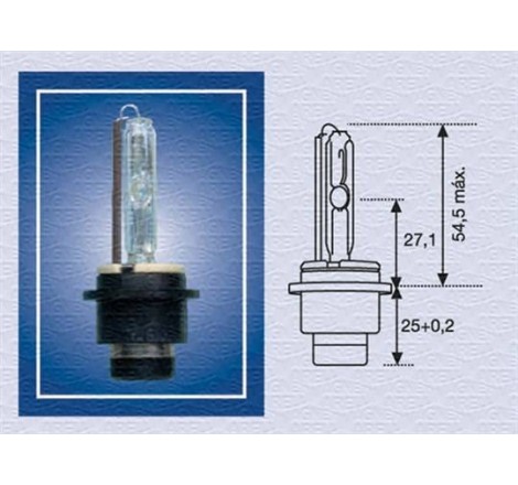 žiarovka pre diaľkový svetlomet - MAGNETI MARELLI - 002541100000